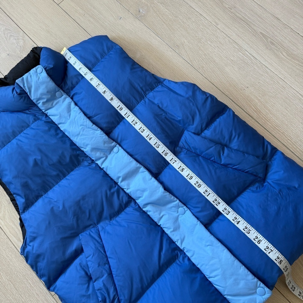 Marni x Uniqlo Oversized Lightweight Down Puffer Vest Unisex Small Blue - Picture 7 of 12